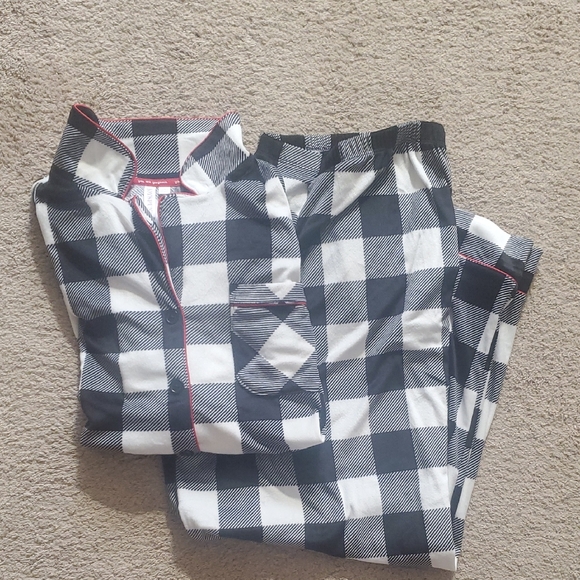Joyspun Plus Size Checkered Pajamas - Picture 1 of 3